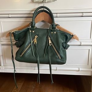 Rebecca Minkoff army green top handle bag